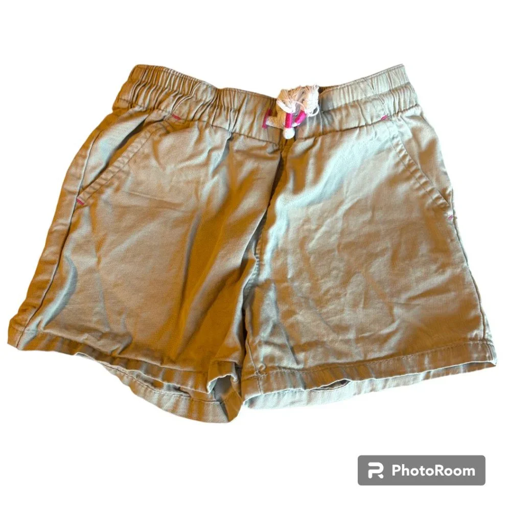 Cat and Jack lot of 2 pairs of Girl's shorts black and‎ khaki 2t
